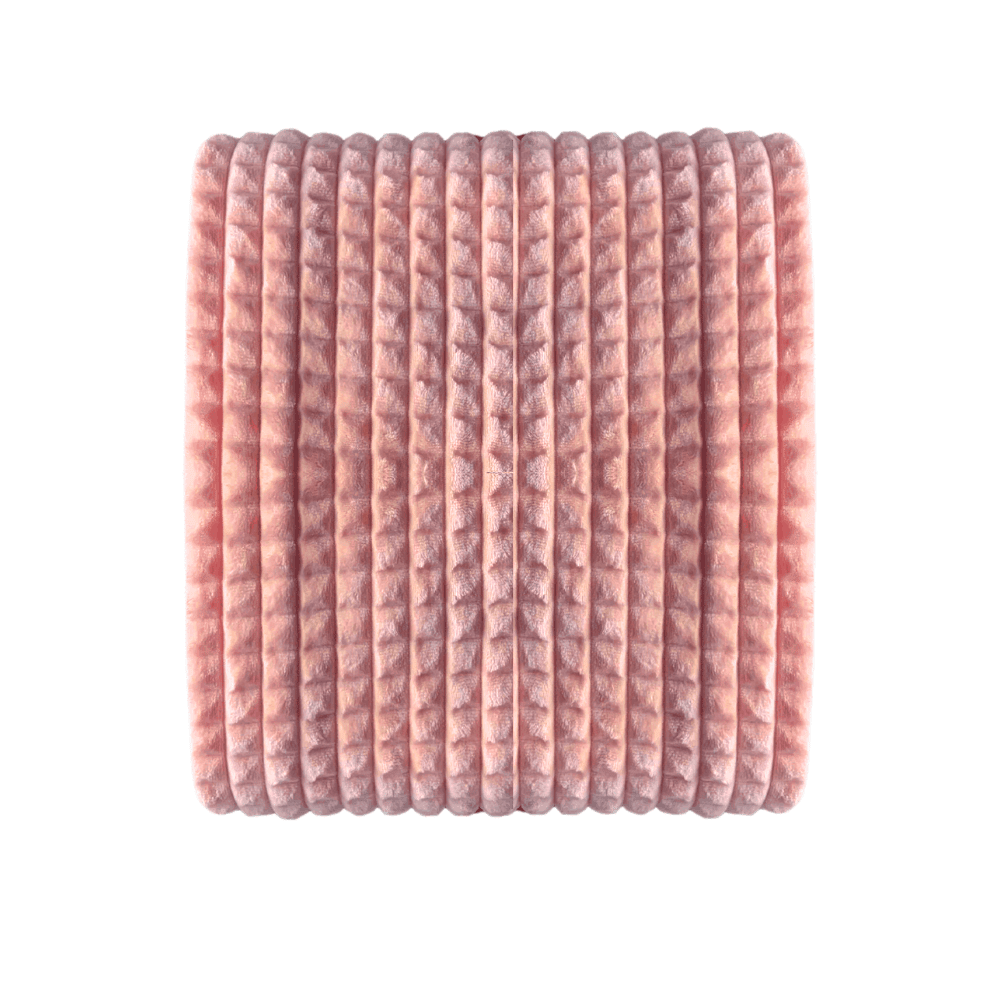 Velour Fleece Blanket & Throw - Coral