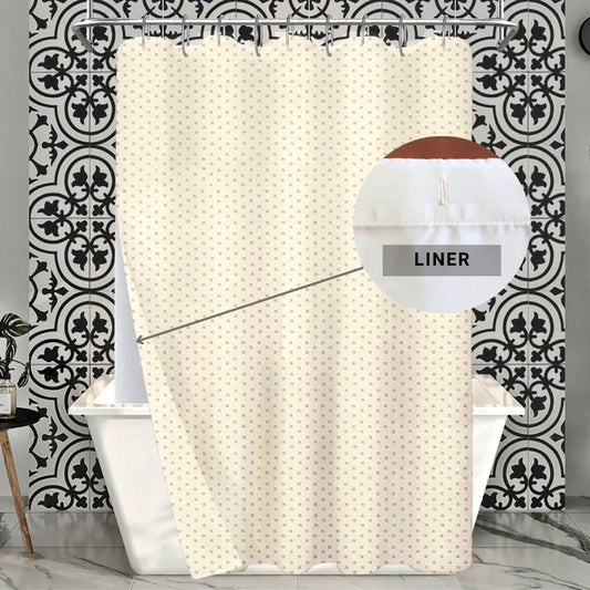 Heavy duty shower curtains for hotels, Airbnb, motels, available for bathrooms in bulk