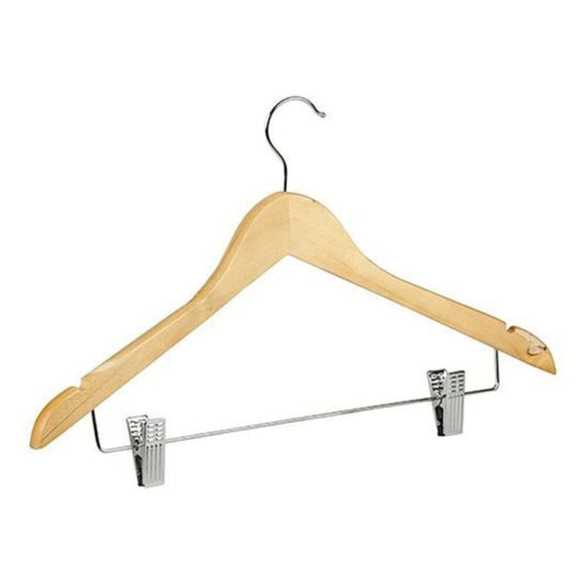 Solid wooden hangars for hotels and inns, available in bulk