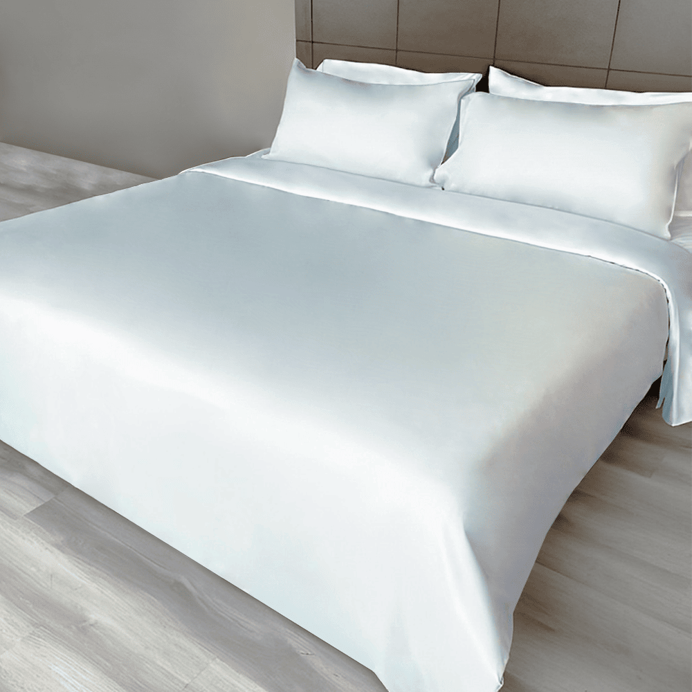 3-piece duvet cover set with matching pillow shams, perfect for hotel, Airbnb, and resort bedding