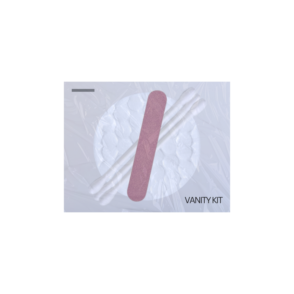 5pc Hotel Vanity Kit Individually Wrapped Amenities Disposable Travel Size - in packaging