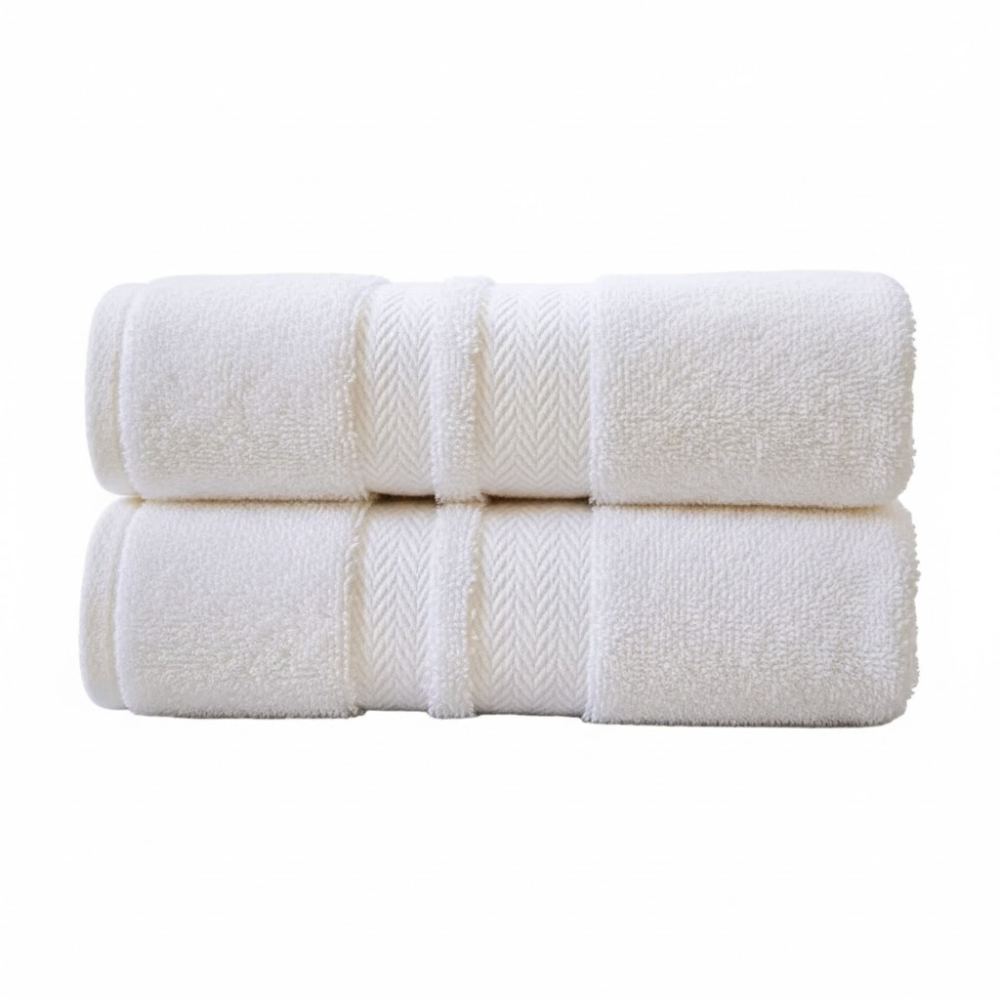 Commercial-grade cotton hand towels suitable for hotels and spas, built for frequent laundering and daily guest use