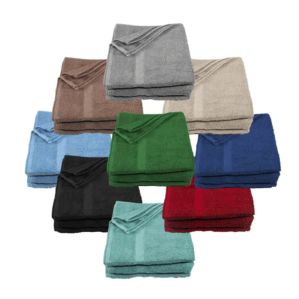 High-Quality Colored Spa & Hotel Bath Towels - All Colours coloured soft, comfortable, affordable hotel, RB&B bulk supply wholesale home decorative towels