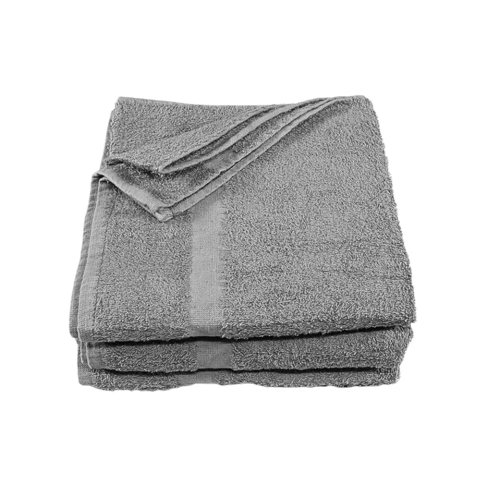 High-Quality Colored Spa & Hotel Bath Towels - Grey coloured soft, comfortable, affordable hotel, RB&B bulk supply wholesale home decorative towels