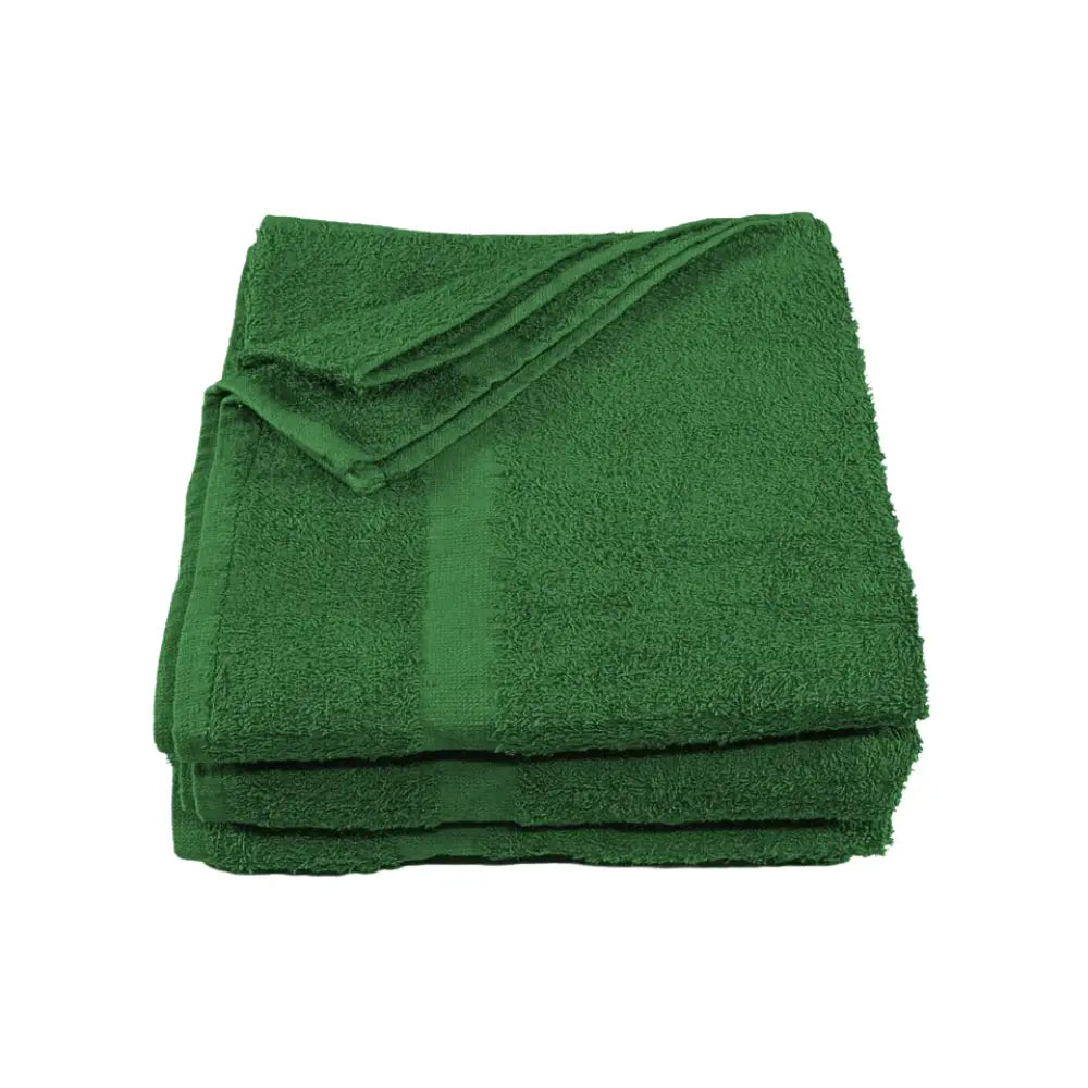 High-Quality Colored Spa & Hotel Bath Towels - Hunter Green coloured soft, comfortable, affordable hotel, RB&B bulk supply wholesale home decorative towels