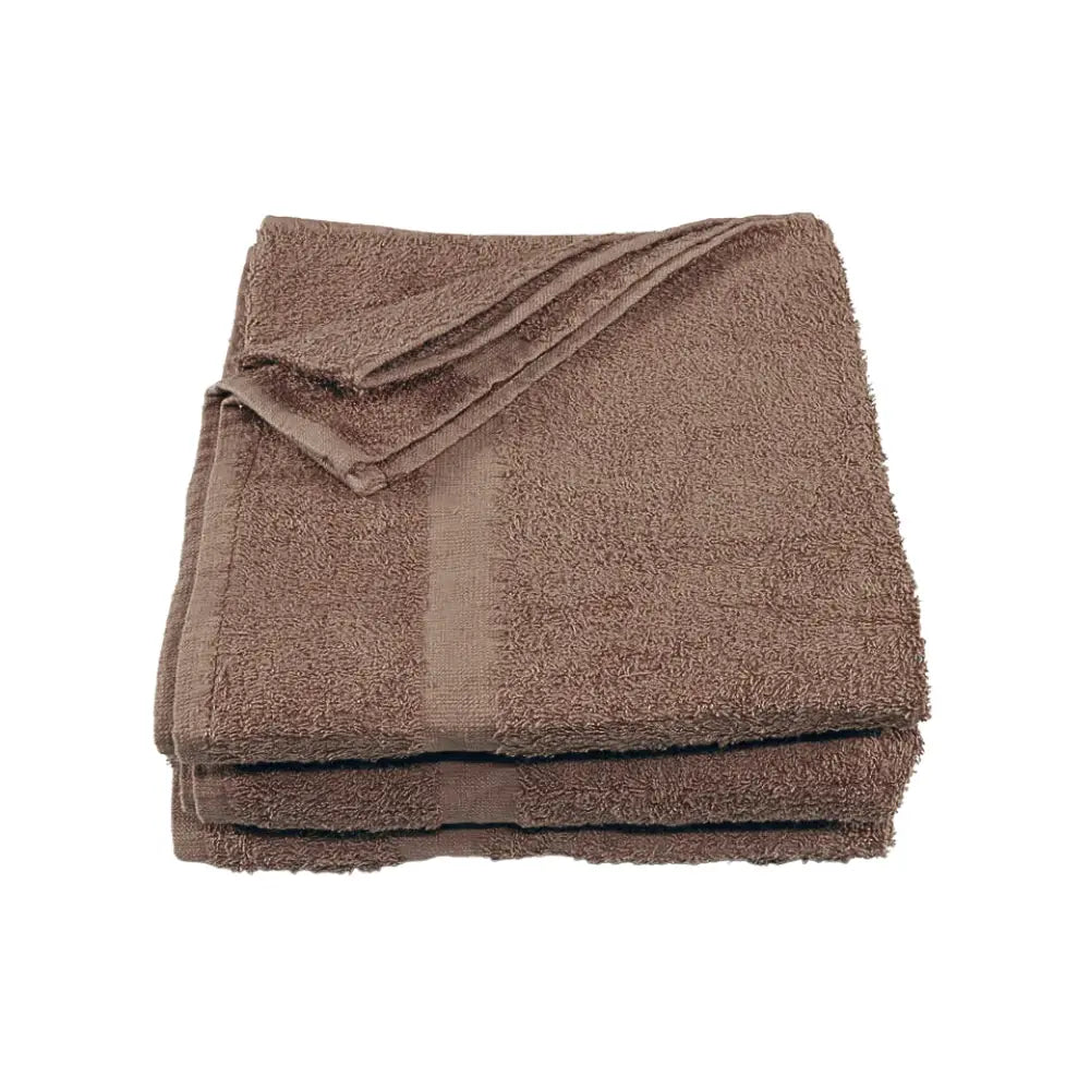 High-Quality Colored Spa & Hotel Bath Towels - Light Brown coloured soft, comfortable, affordable hotel, RB&B bulk supply wholesale home decorative towels