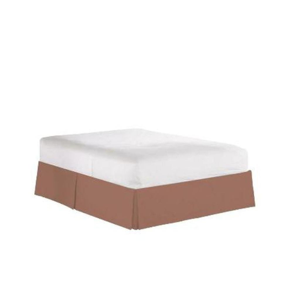 Polyester bed skirts for hotels, Airbnb, and resorts, perfect for bulk bedding supply