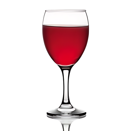 Wine glass for hotels, Airbnb, and motels, ideal for room service and bulk glassware