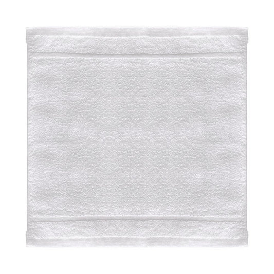Affordable white cotton washcloths for hotels, Airbnb, and inns, for wholesale orders