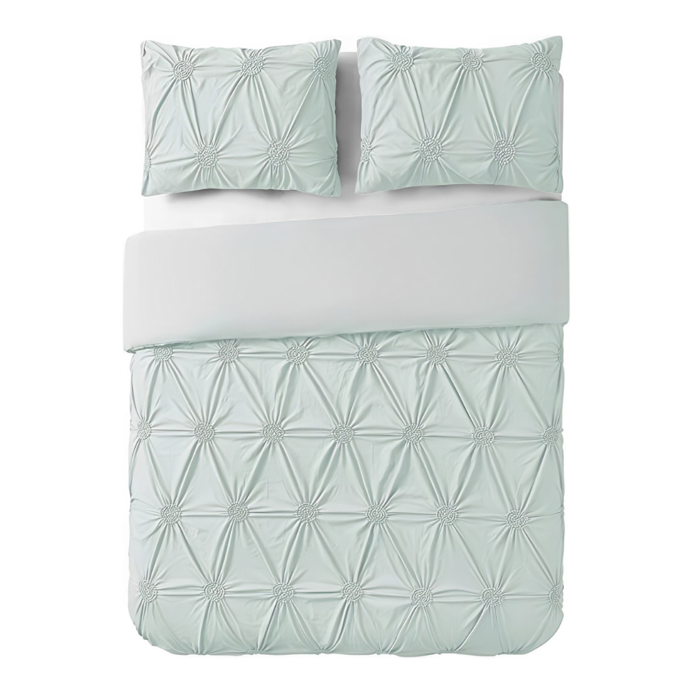 premium quality 3 piece comforter set for hotels, Airbnb, and motels, available in bulk for guest room bedding