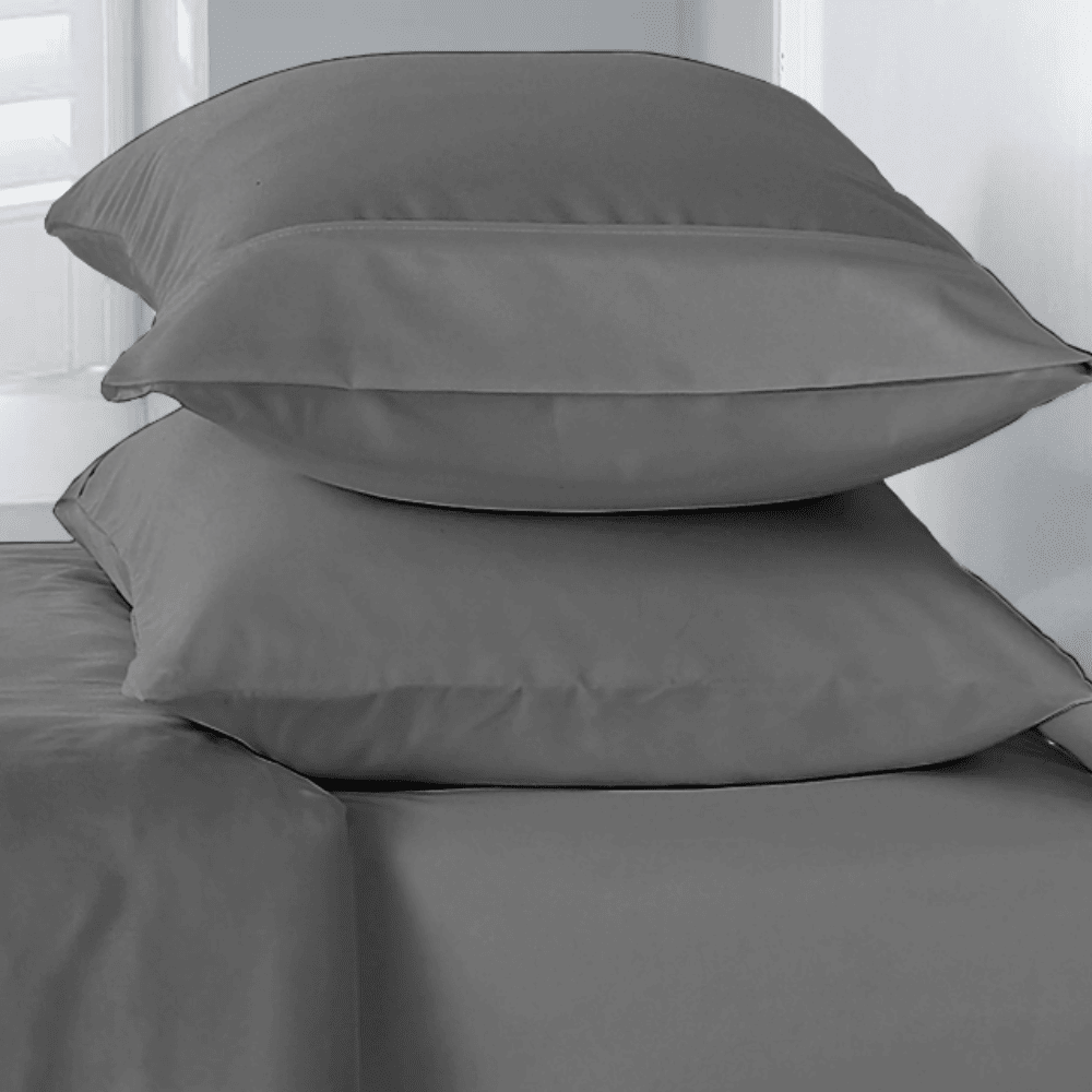 Basic Collection Microfiber Pillowcase - Dark Grey