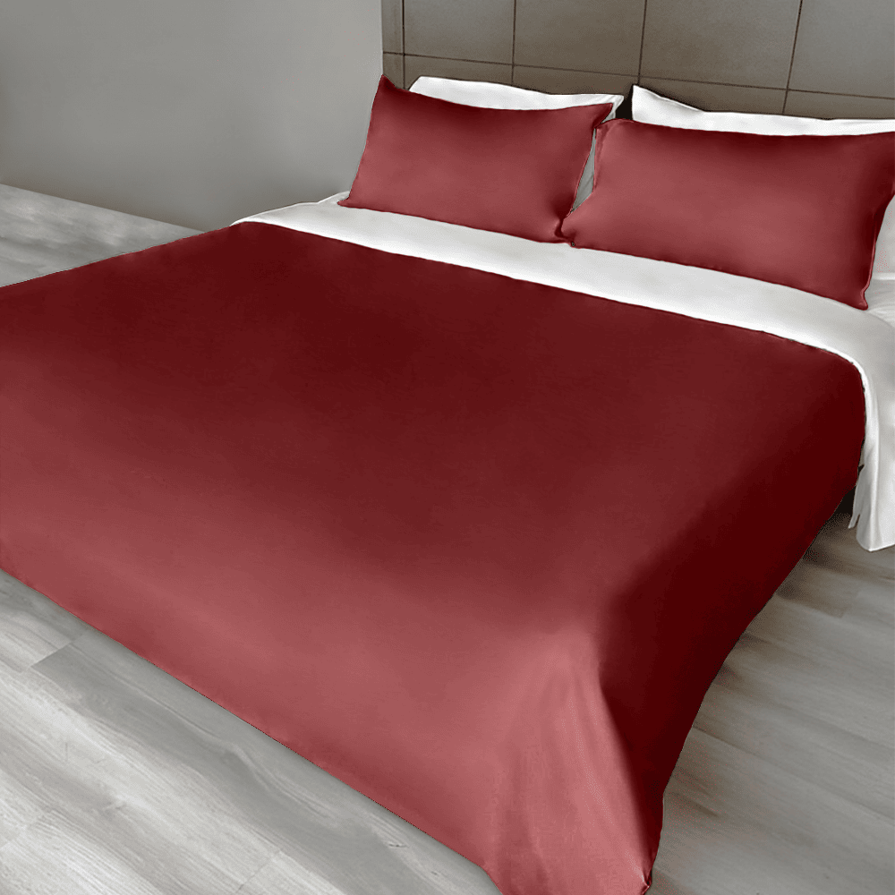 3-piece duvet cover set with matching pillow shams, perfect for hotel, Airbnb, and resort bedding