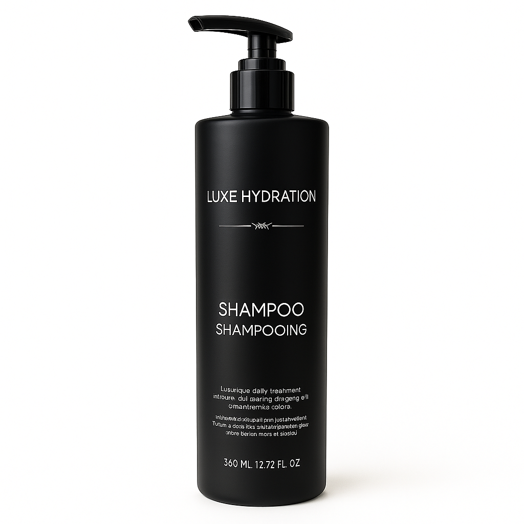 Luxe shampoo 360ml for hotel and resort amenities. Ideal for guest hair care in Airbnb and hospitality bulk orders.
