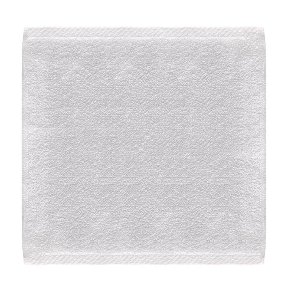 Affordable white cotton washcloths for hotels, Airbnb, and inns, for wholesale orders