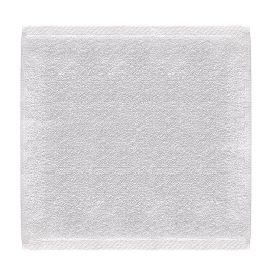 Affordable white cotton washcloths for hotels, Airbnb, and inns, for wholesale orders