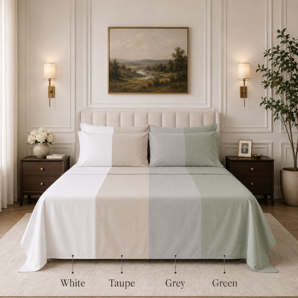 Luxury 400 Thread Count 6-Piece Egyptian Cotton Sheet Set - Queen & King