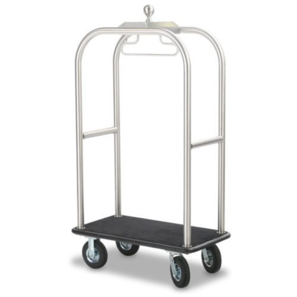 Stainless Steel Birdcage Luggage Trolley
