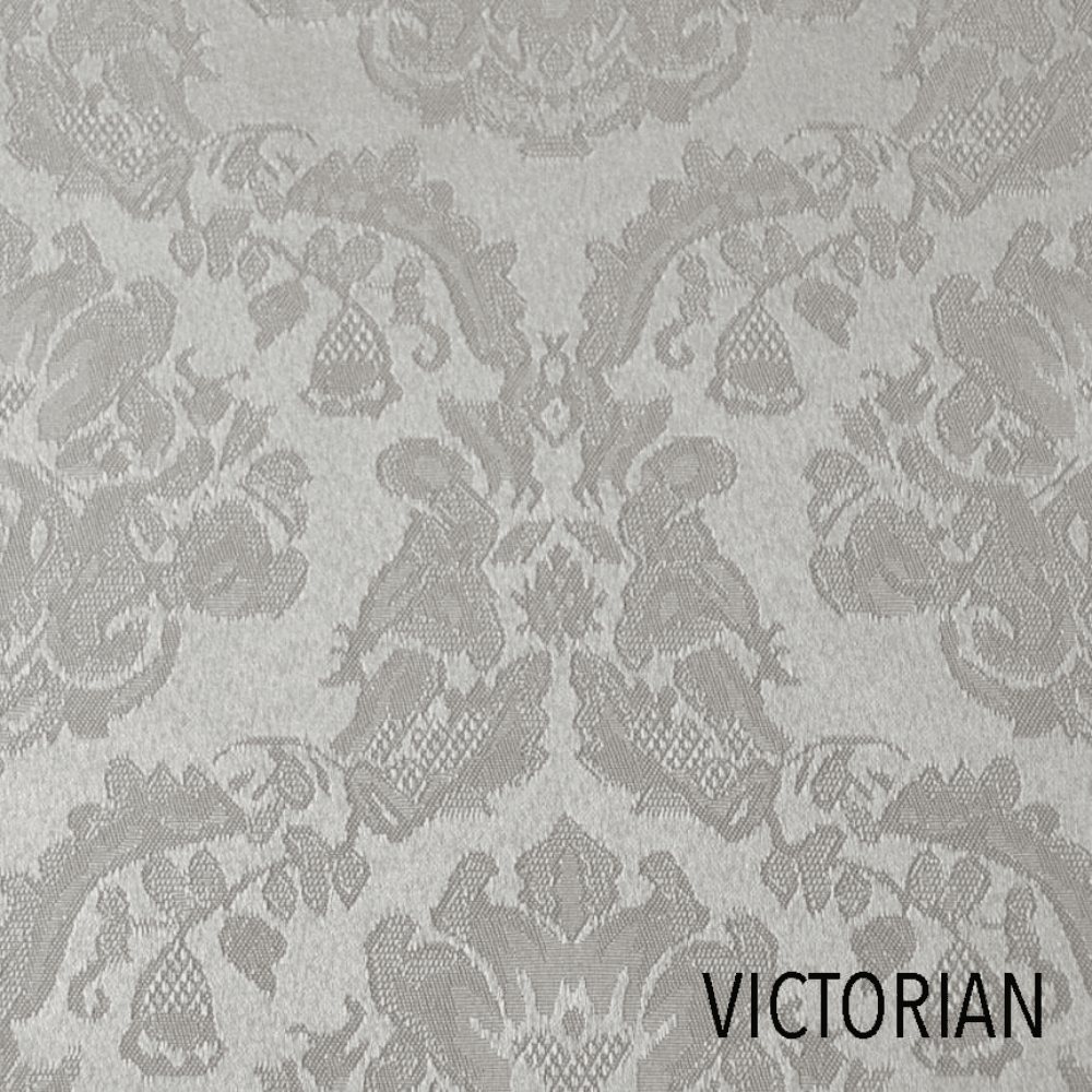 Decorative Victorian top sheet with wave design for upscale hotel and guest room bedding