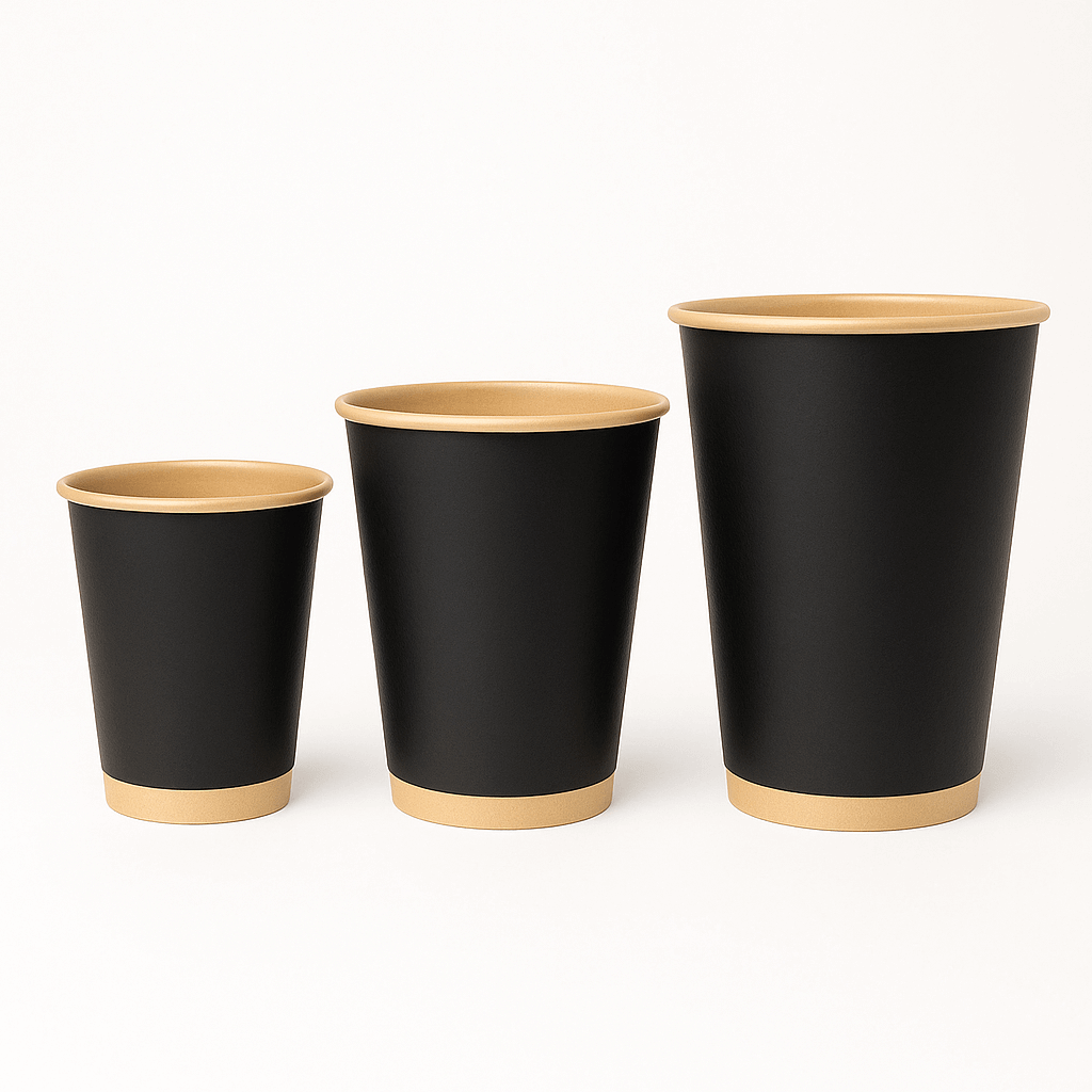 Premium individually wrapped paper cups for hotel room coffee and tea service, hygienic and disposable