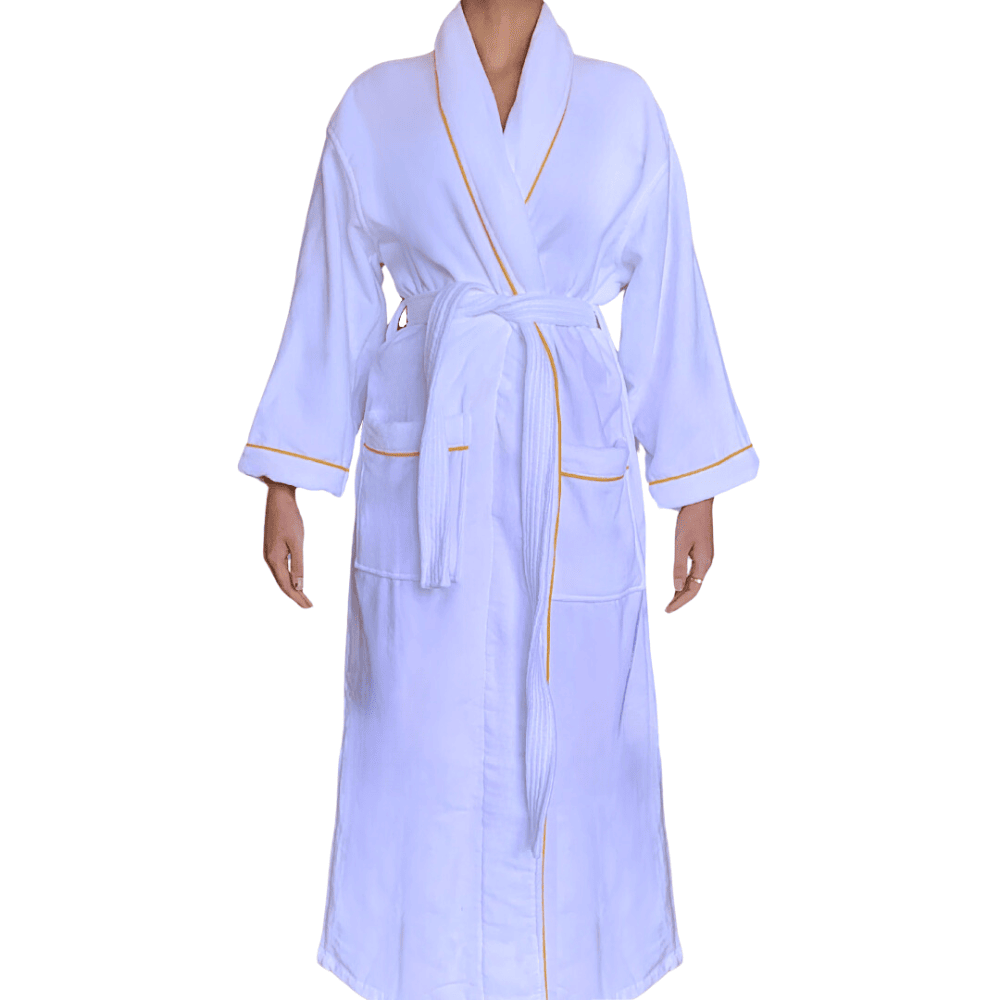 Premium bathrobe for Marriott, Sheraton, Hilton, and Airbnb, designed for comfort and available for wholesale hotel supply