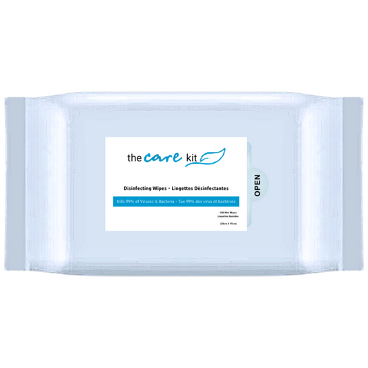 Alcohol-free surface wipes available in bulk for hotel rooms, spas, schools, and public areas