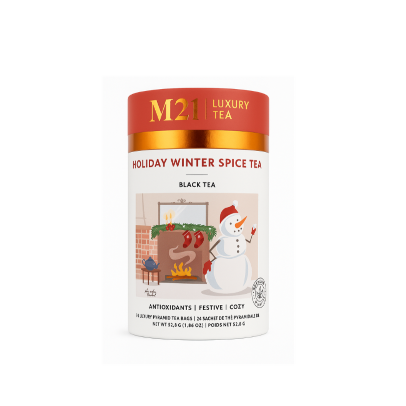 Winter spice tea in wholesale packaging. Crafted for holiday menus, seasonal hotel offerings, and winter promotions.