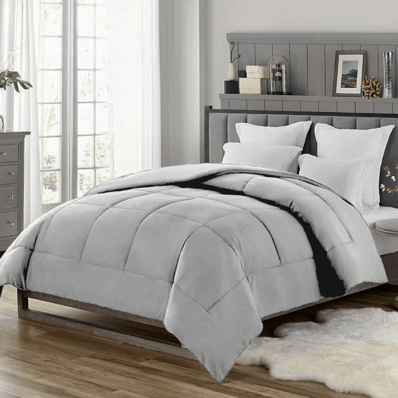 Classic Light Down Alternative Comforter - Light Grey