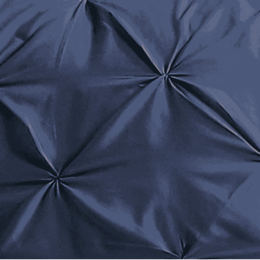 Pintuck Comforter Set 3 Pieces - Navy - Close up