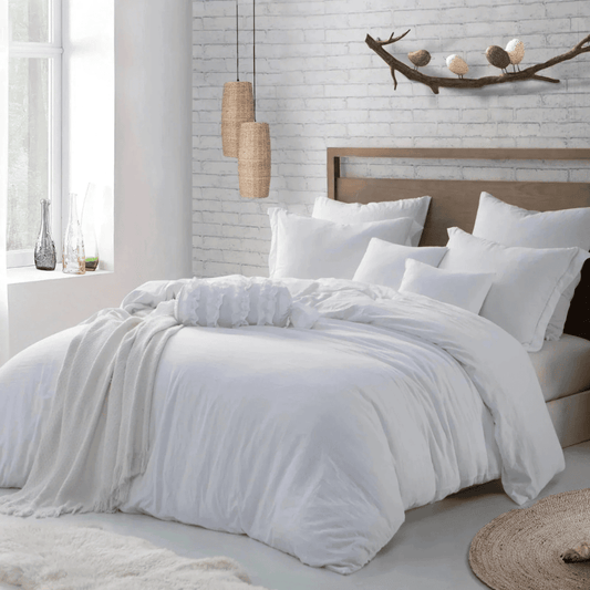 3-piece prewashed duvet cover set for hotels and Airbnb, soft and durable for guest room use and upscale bedroom presentation