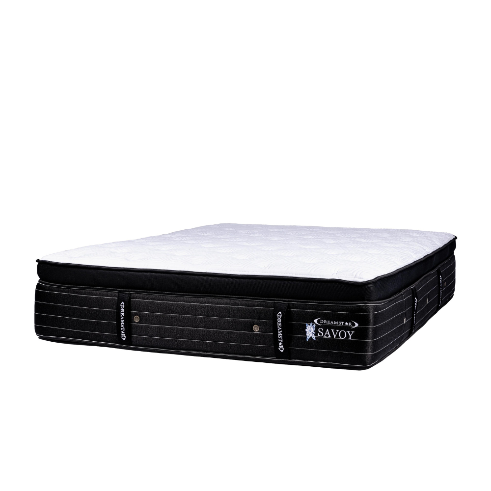 Mattress with multi-layered construction for premium comfort and durability, available at Canadian Hotel Supplies for premium hospitality use.