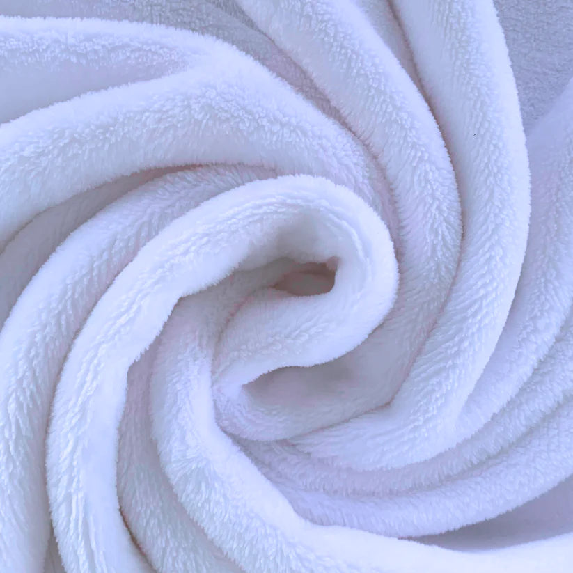 Plush Shawl Bathrobe - Close up