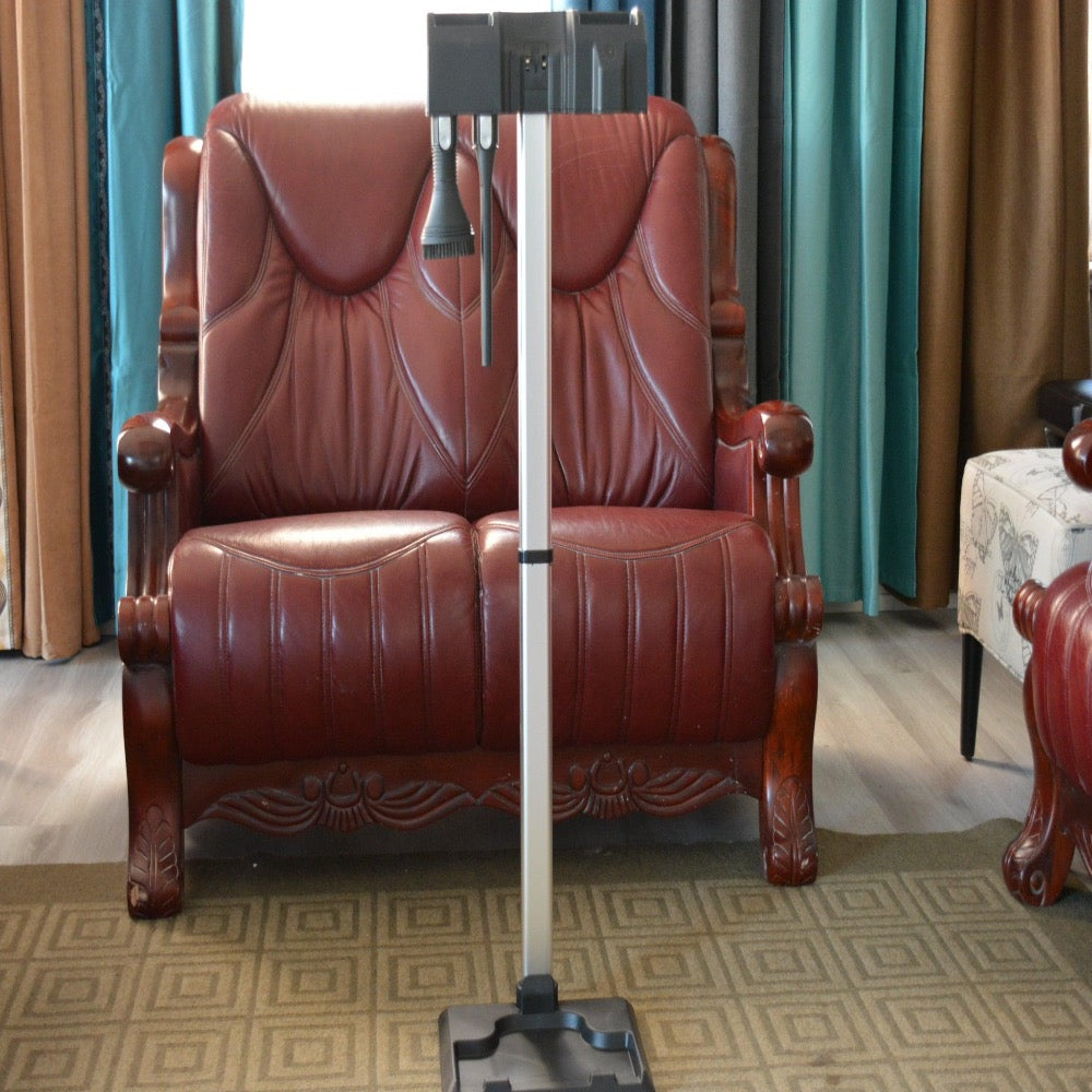 Floor Vacuum Cleaner - Its lightweight, maneuverable design and extended cord simplify large area coverage.