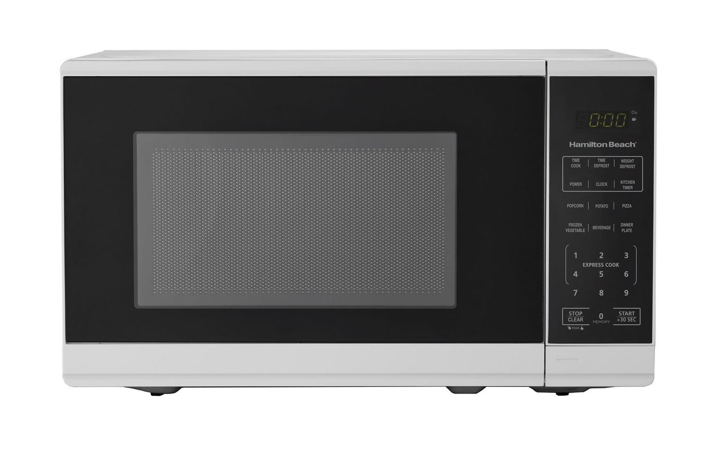 Hamilton Beach 0.7 cu ft 700W Compact Size Microwave, White