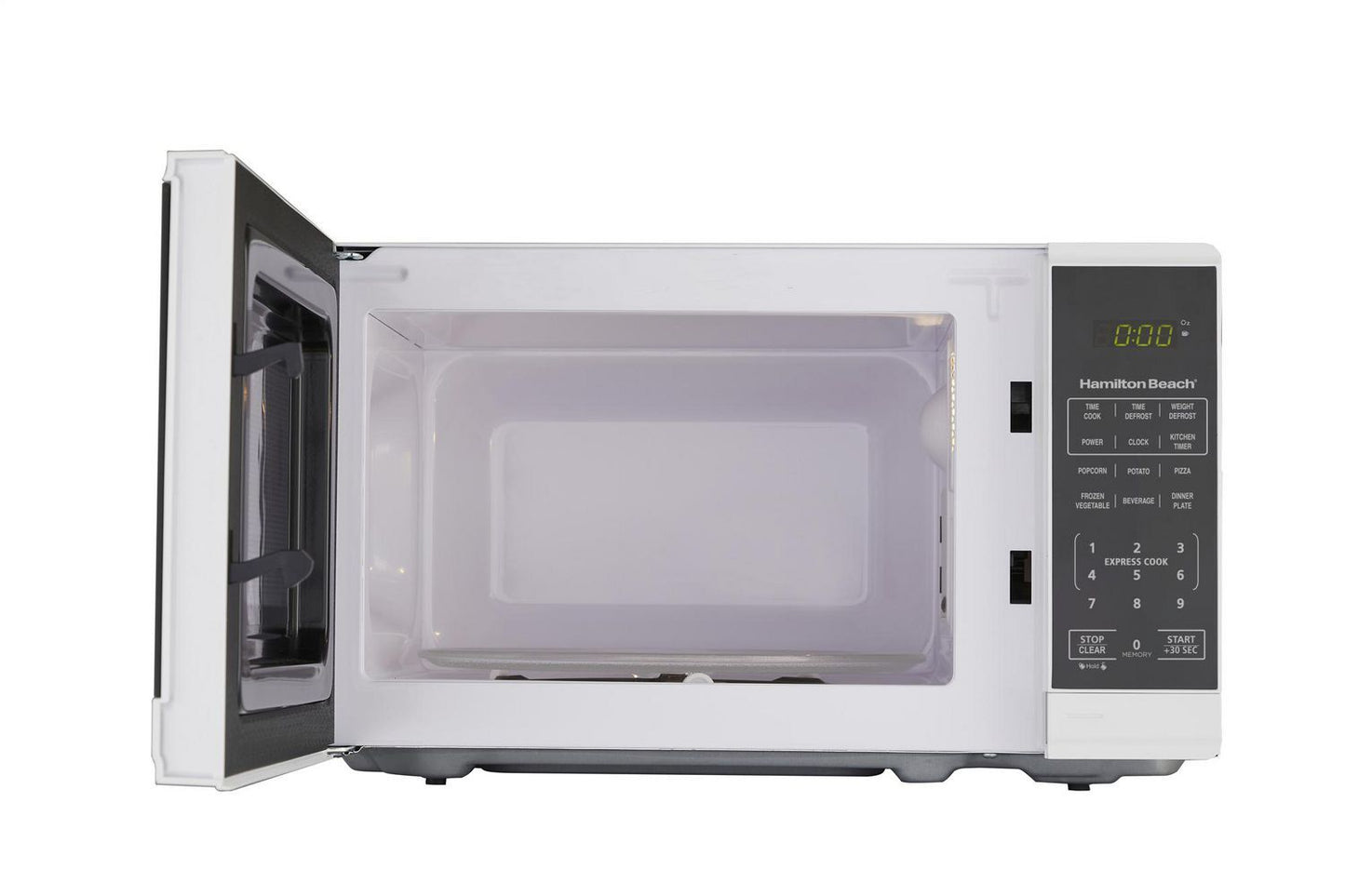 Hamilton Beach 0.7 cu ft 700W Compact Size Microwave, White