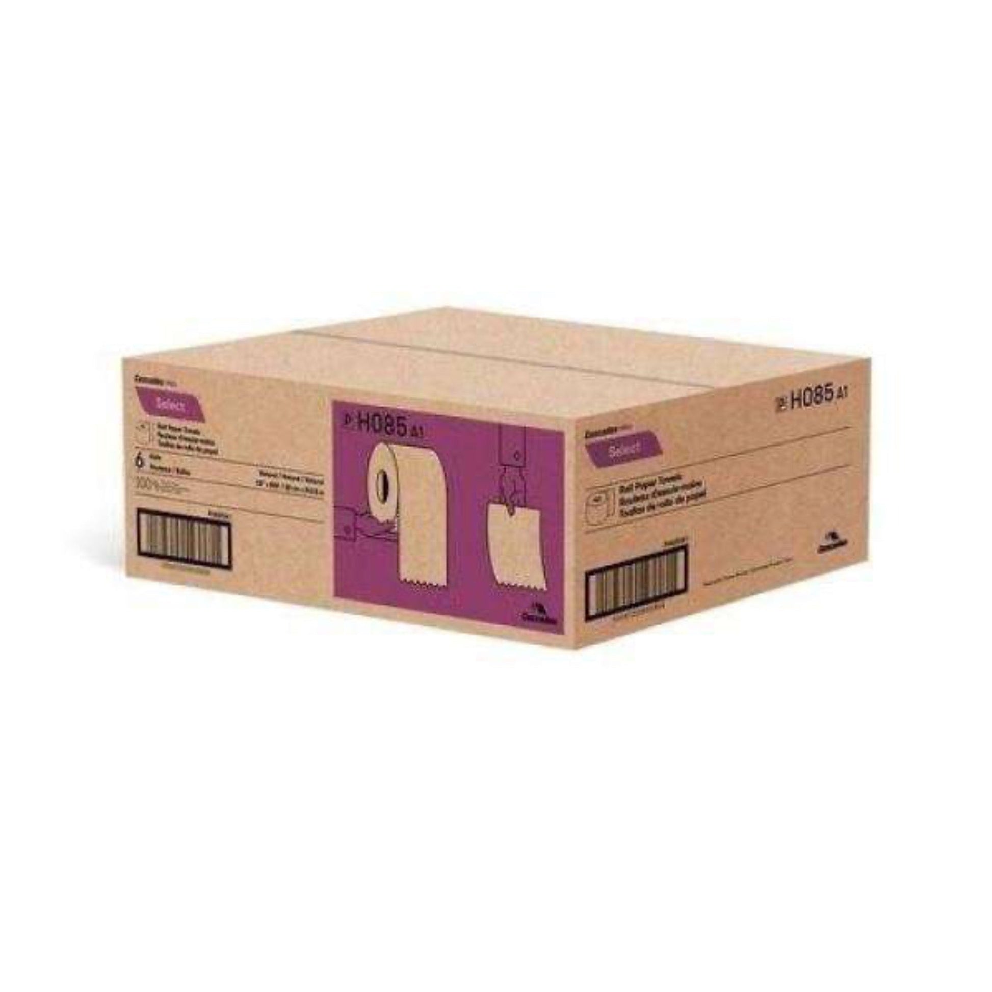 Cost-Effective Hygiene: Cascades Pro Kraft Hand Towel Roll - 8” x 800’ - Efficient and Durable for High-Traffic Areas - shop now at Canadian Hotel Supplies