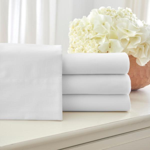 Premium Flat Bed Sheets (250 Thread Count Fabric, 60% Cotton / 40% Polyester) - Premium Airbnb Supplies from HYC Design - Just $16.49! Shop now at HYC Design & Hotel Supply