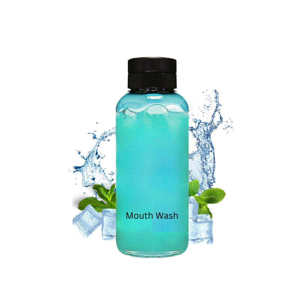 Mint mouth wash bottle, Back Mouth Wash, hotel amenities,