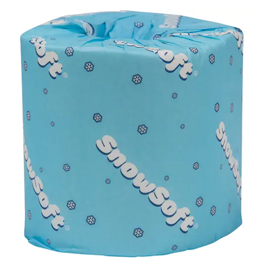 For Home or Business: Snow Soft Toilet Paper 2-Ply Designed to Cater to Personal and Commercial Needs - Snow Soft Bathroom Tissue 2Ply (48 rolls /case) 500 Sheets per Roll - shop now at Canadian Hotel Supplies