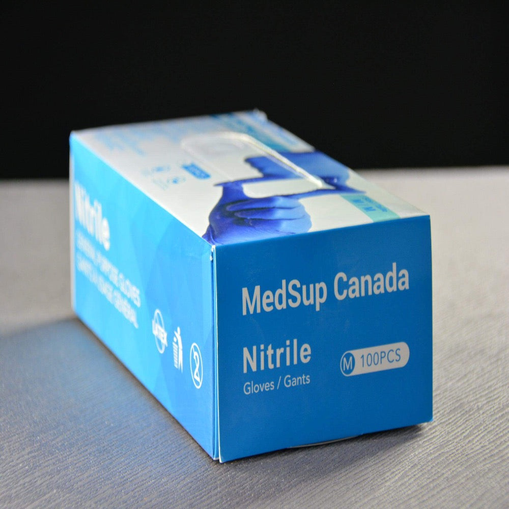 These Disposable gloves are powder-free and latex-free.