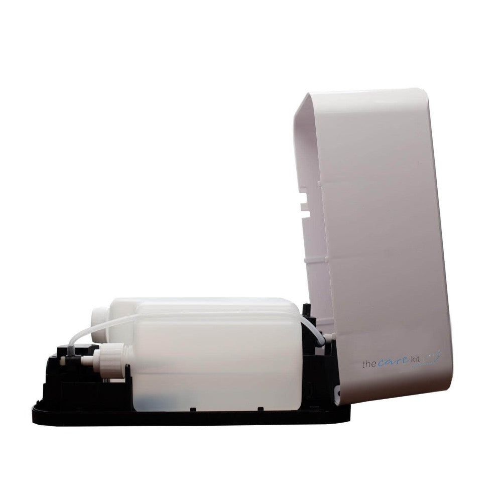 Automatic soap/hand sanitizer dispenser. Offers a premium touchless experience for improved hygiene.