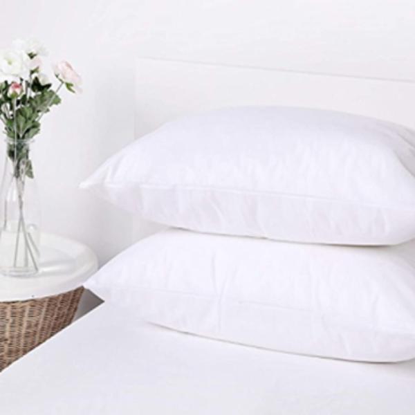 Zippered Pillow Protector-Pillow Protector-(white)