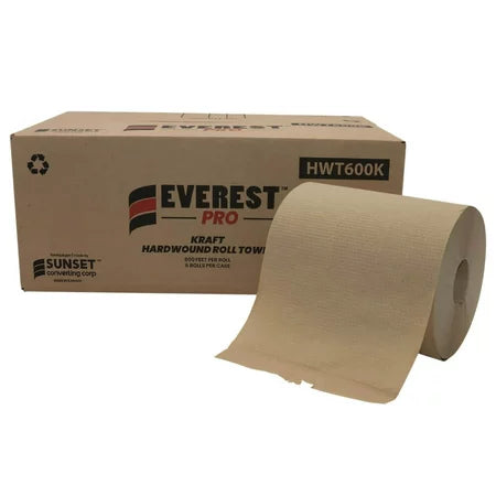 Industrial-Grade Paper Towels Ideal for Hotels, Resorts, and Banquet Halls - Kraft Roll Towel Paper Available at Canadian Hotel Supplies- Order today!