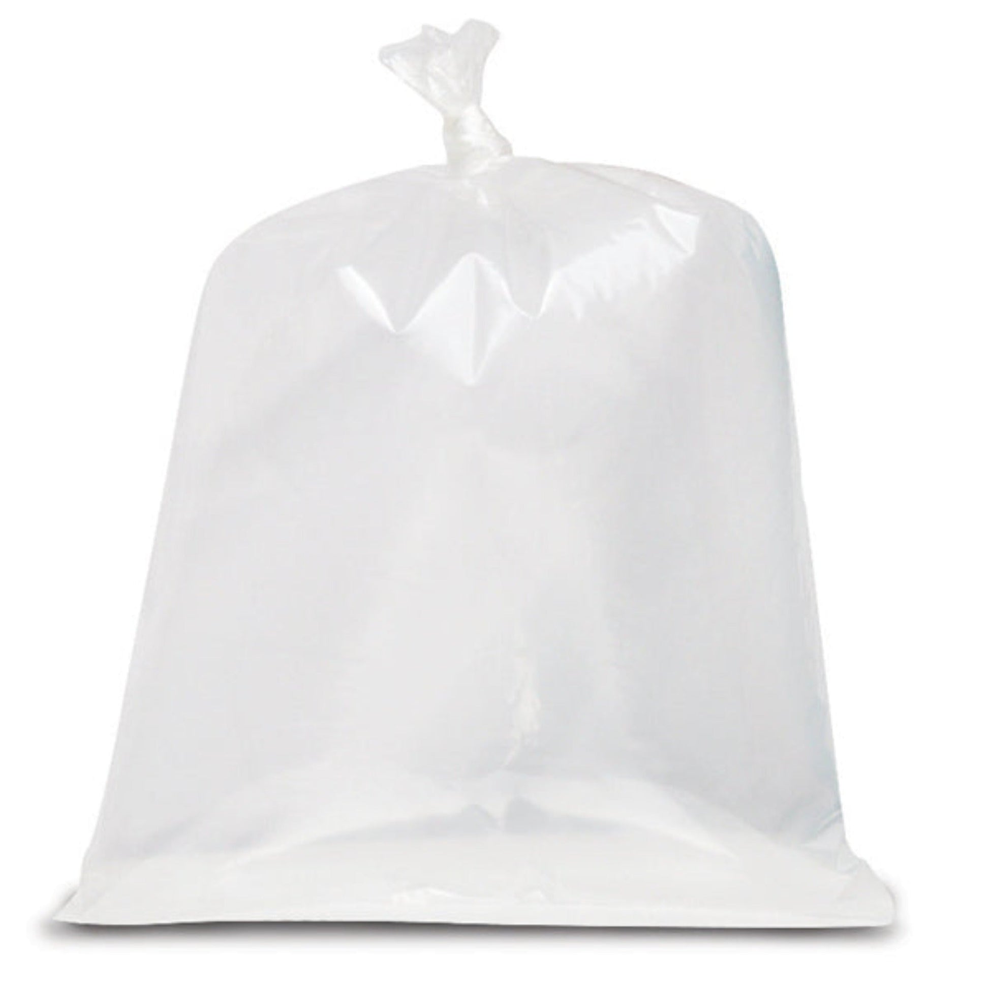 Regular white garbage bags at HYC Design with Garbage