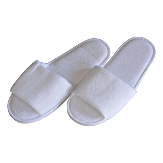 Open Toe Spa Guest Slippers