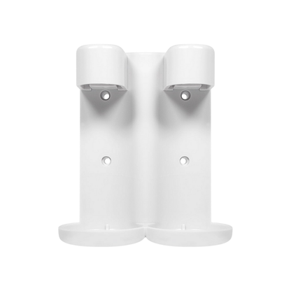 Holder/Fixture with Tamper Resistant Locking System - White - Front View