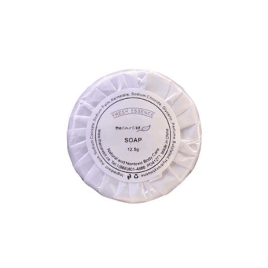 Mini body soap bars for hotels, Airbnb, and resorts, individually wrapped and ideal for guest bathrooms