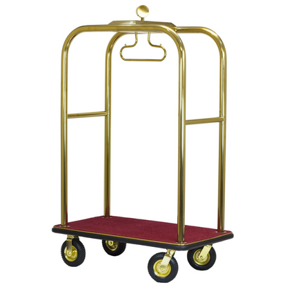Stainless Steel Birdcage Luggage Trolley