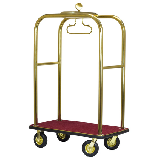 Stainless Steel Birdcage Luggage Trolley