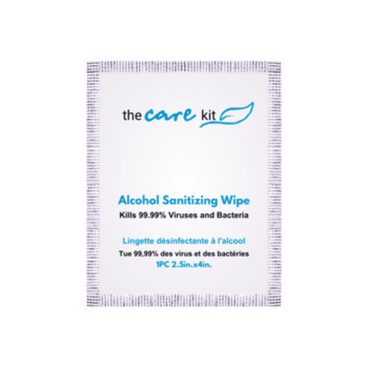 Hand Sanitizer Wipes, 75% Ethyl Alcohol Wipes with Aloe Vera & Vitamin E - Front View