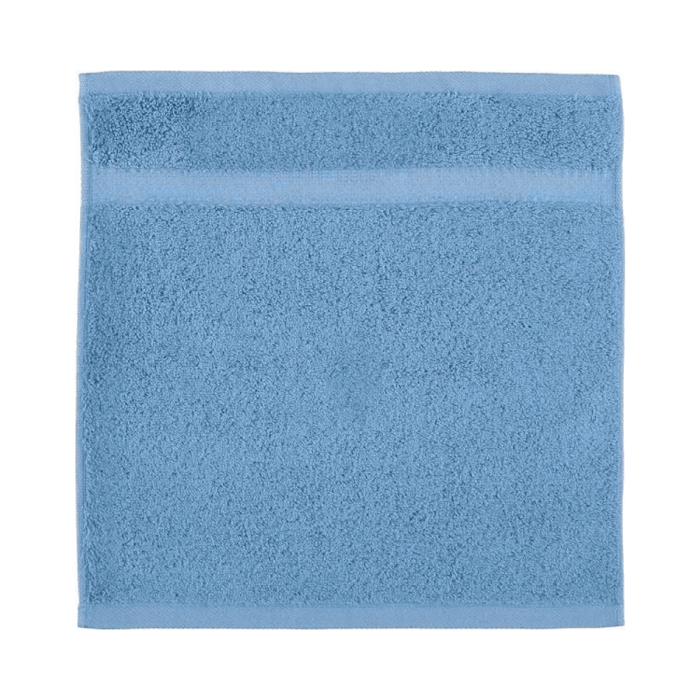 Colored Spa/Hotel Washcloth - Sky Blue 100% cotton white towels for hotels